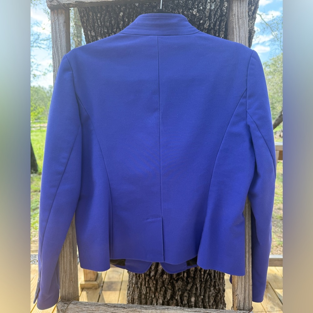 LOFT Blue Blazer Tailored Professional Jacket - Picture 2 of 4